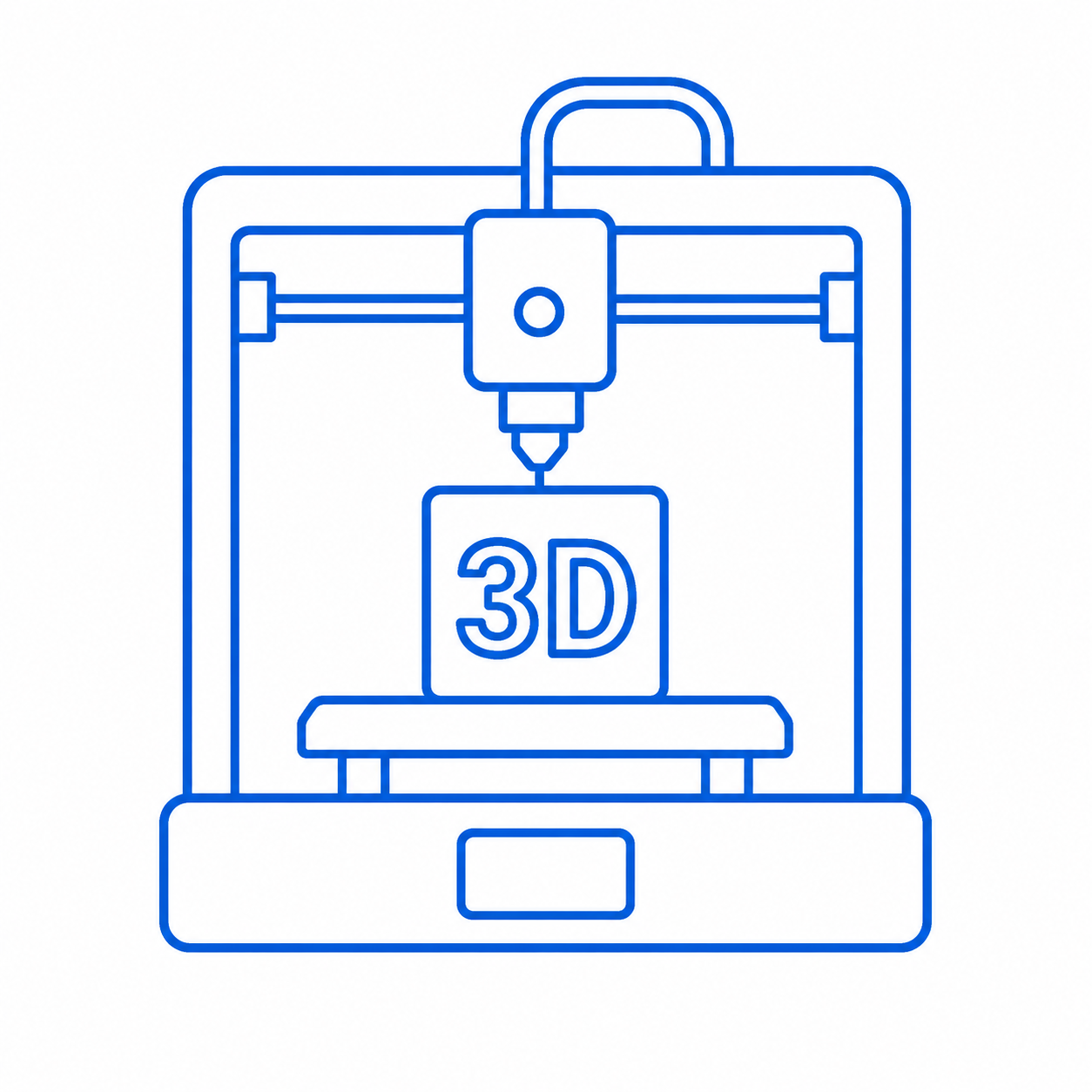 Icono de fabricacion en 3D